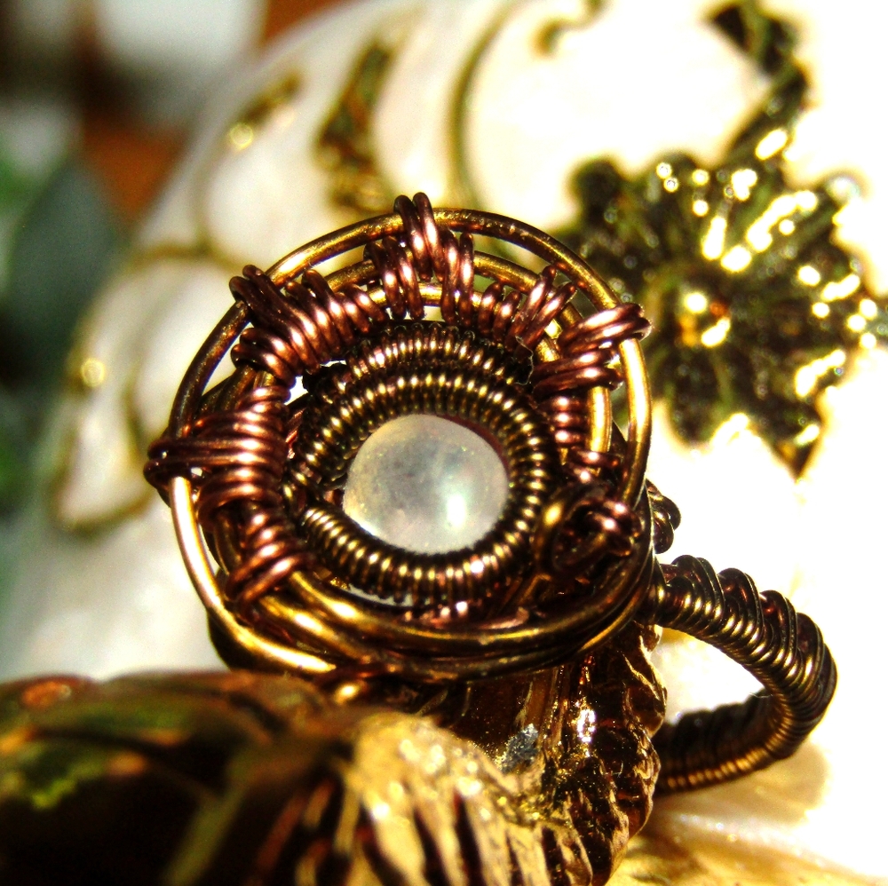 Stunning Myanmar Moonstone Ring